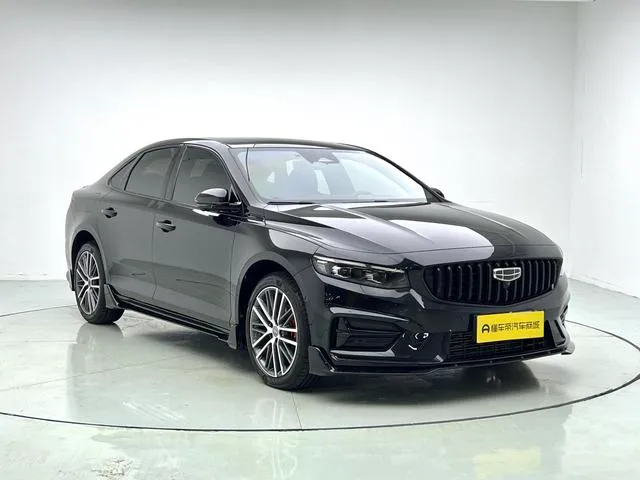 Geely Xingrui 2024 noir de trois quarts avant — véhicule importé de Chine par Chine Direct Auto
