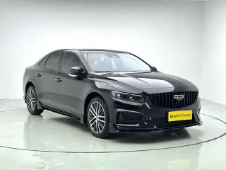 Geely Xingrui 2024 noir de trois quarts avant — véhicule importé de Chine par Chine Direct Auto