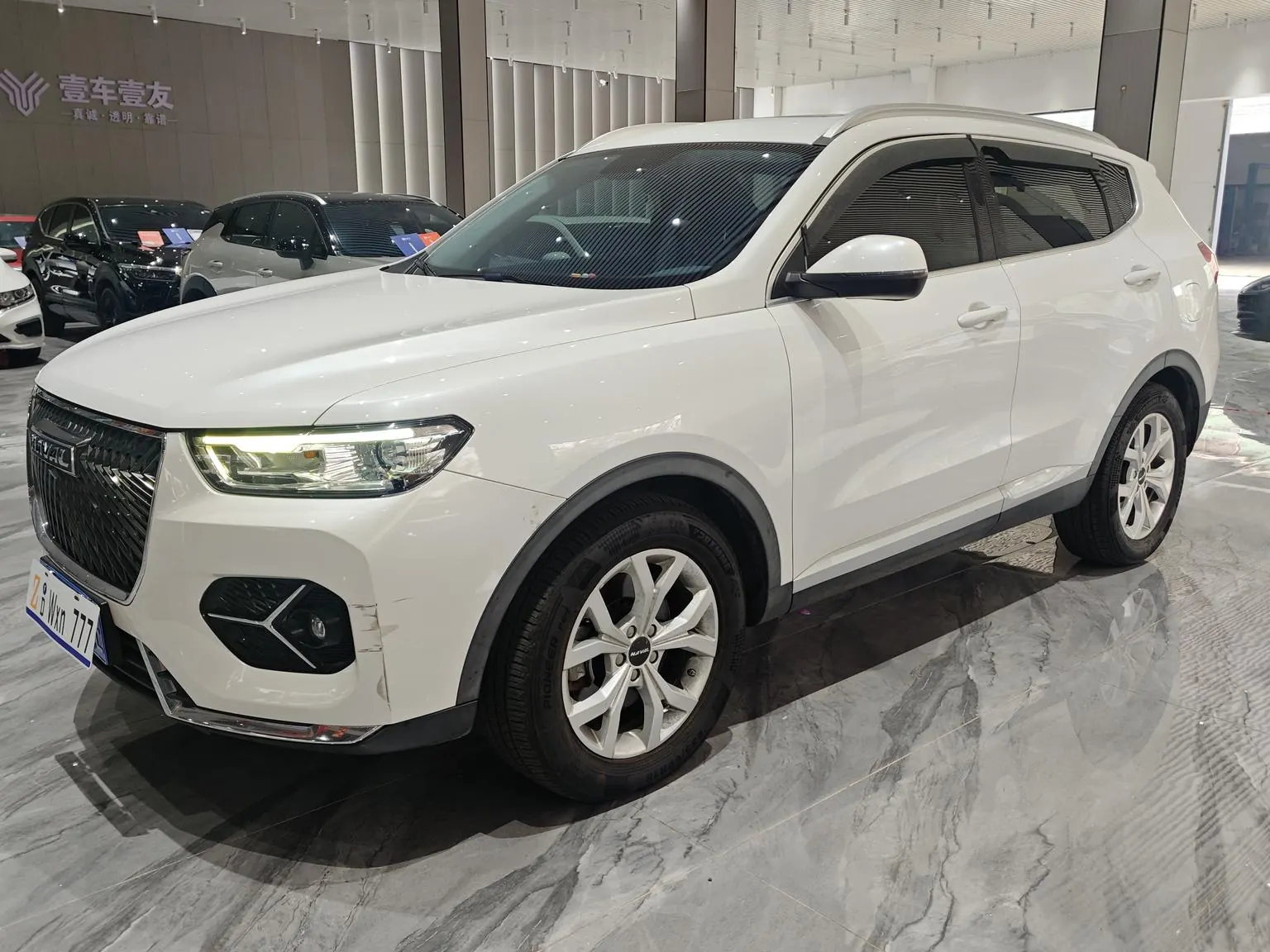 Haval H6 2021 blanc, import Chine vers Sénégal