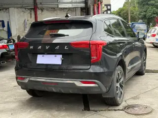 Haval Jolion 2021 noir arrière, vue latérale — véhicule importé de Chine par Chine Direct Auto